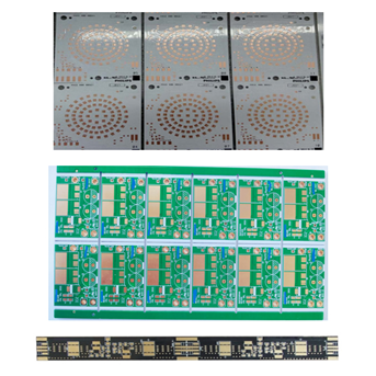 Single sided double-layer aluminum substrate